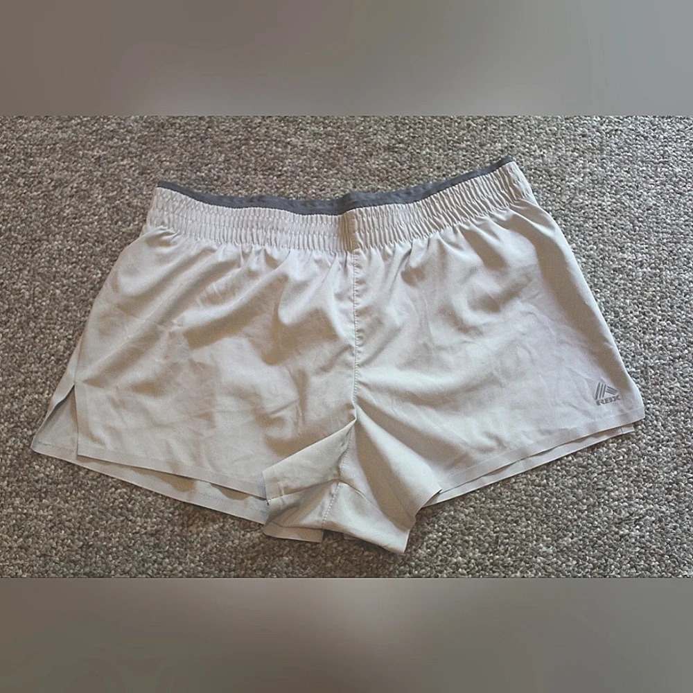 RBX Women's Athletic Shorts in Light grey with grey lining